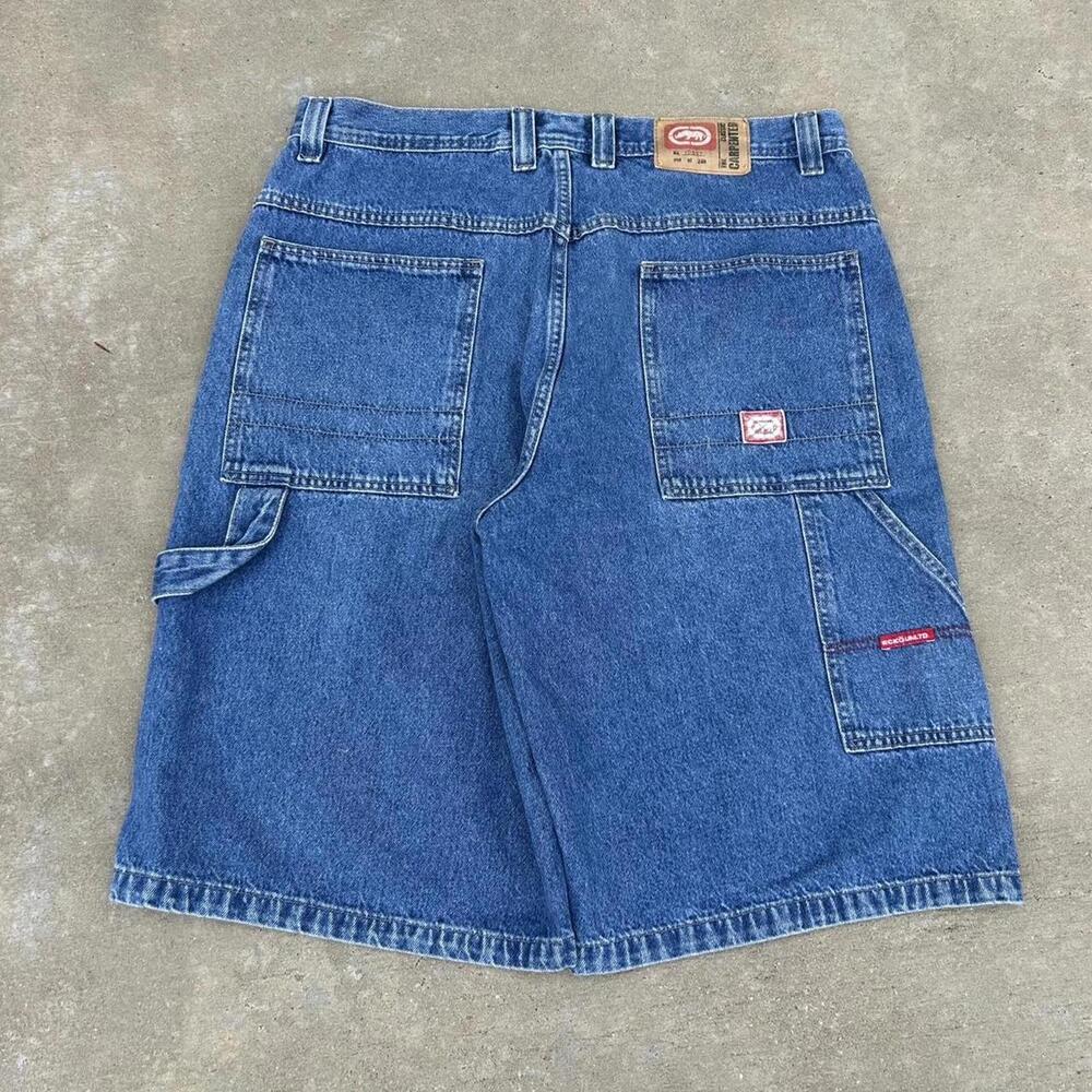 Vintage Ecko Unltd Baggy Carpenter Y2k Jean Shorts